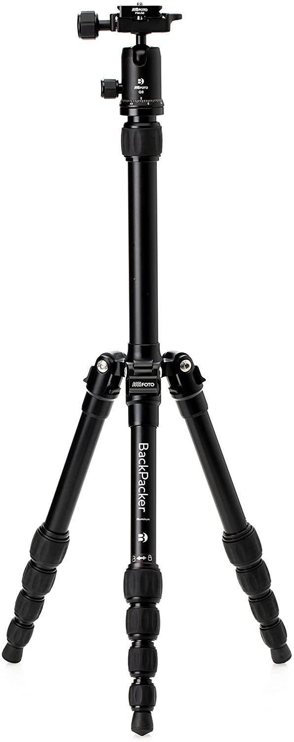 Benro MeFOTO Backpacker Aluminum Travel Tripod BMBPABLK (BLACK)  nbnbnbj