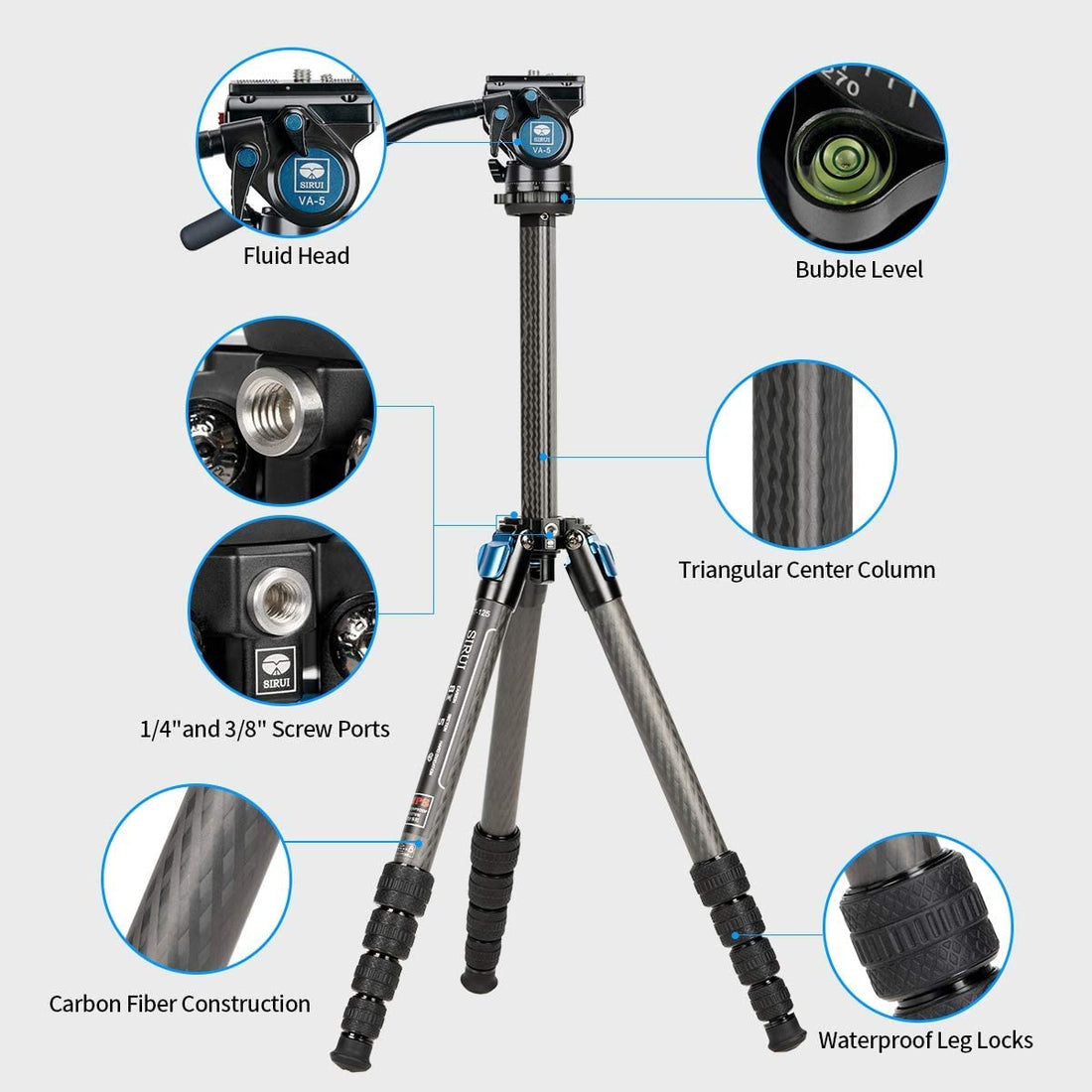 Sirui ST125+VA5 Tripods & Monopods Product Image