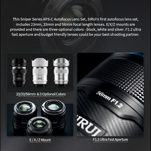 Sirui 33AS12E-B Camera Lens Product Image