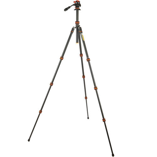 3 Legged Thing Punks 2.0 Travis Video Lava Tripod Kit Black/Copper TRAVISVIDEOLAVA2.0