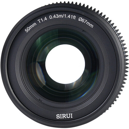 Sirui VP-1 Vision Prime 50mm T1.4 Full-Frame Cine Multi-Mount Lens (VP-1-50B)