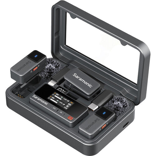 Saramonic Air 2-Person Mini Wireless Lav Mic System 4 Phone Camera PC AIR02