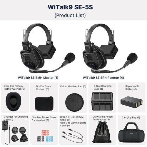Saramonic WiTalk9SE-5S Microphone Product Image