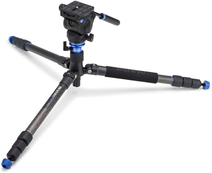 Benro HFTA28CS4H Hybrid Carbon Fiber Tripod with S4H Pan/ ilt Head