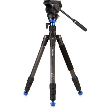Benro HFTA28CS4H Hybrid Carbon Fiber Tripod with S4H Pan/ ilt Head