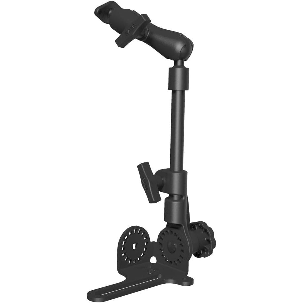 Ram Mounts Pod HD Vehicle Mount 12" Aluminum Rod Diamond Plate RAM-316-HD-238U