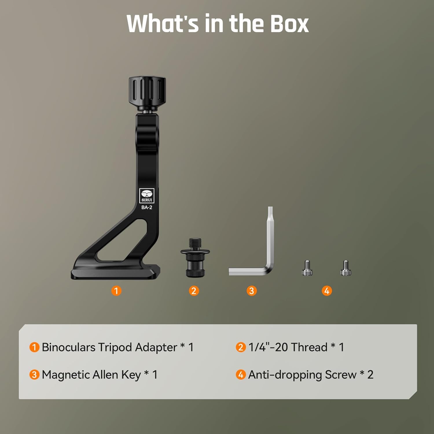 Sirui BA-2 Quick Release Product Image