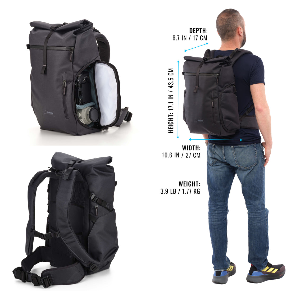 Shimoda Side Street 22 Camera Backpack Starter Kit - Anthracite (520-380)