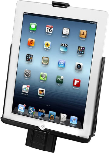 RAM Mount Plastic Apple iPad 2 Dock Mount Cradle with Uni-Conn RAM-HOL-AP8D2U
