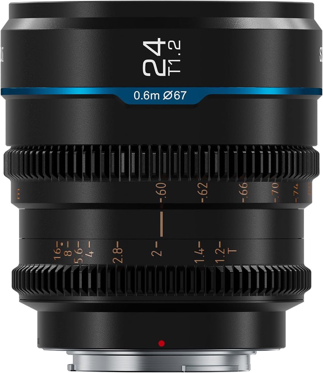 Sirui Night Walker 24mm T1.2 S35 Cine Lens (E-Mount, Black) MS24E-B