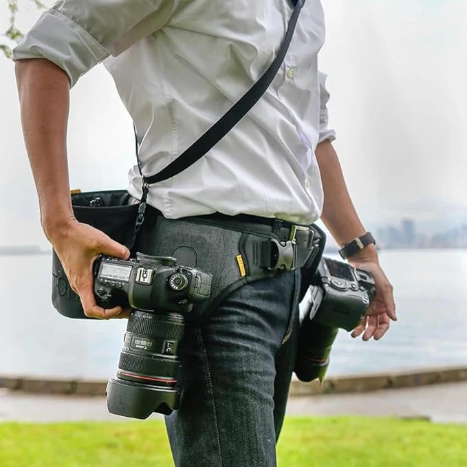 Cotton Carrier Slingbelt System for Two Cameras 602CBS