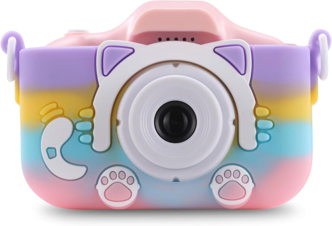 VIVITAR Kids Tech - Kids Camera 2" Screen, 12MP, 1080p, Games, USB Rechargeable 44379A-CAT