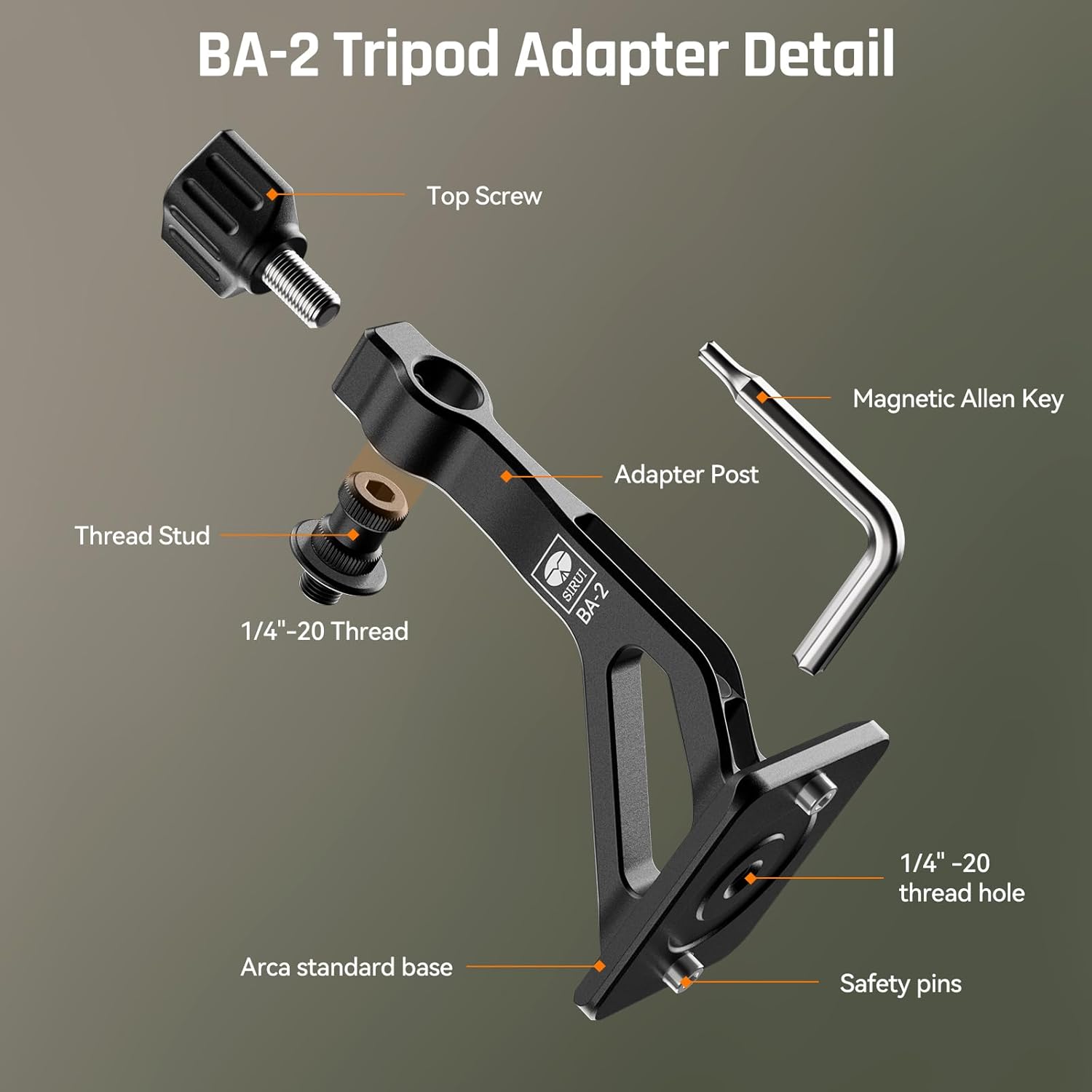Sirui BA-2 Quick Release Product Image
