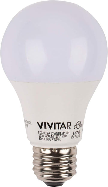 Vivitar LB45 Smart LED 800-Lumen Soft White Bulb