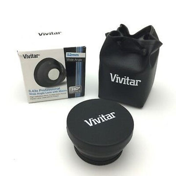 Vivitar 52mm .43x Wide-Angle W/ Removable Macro VIV-52W