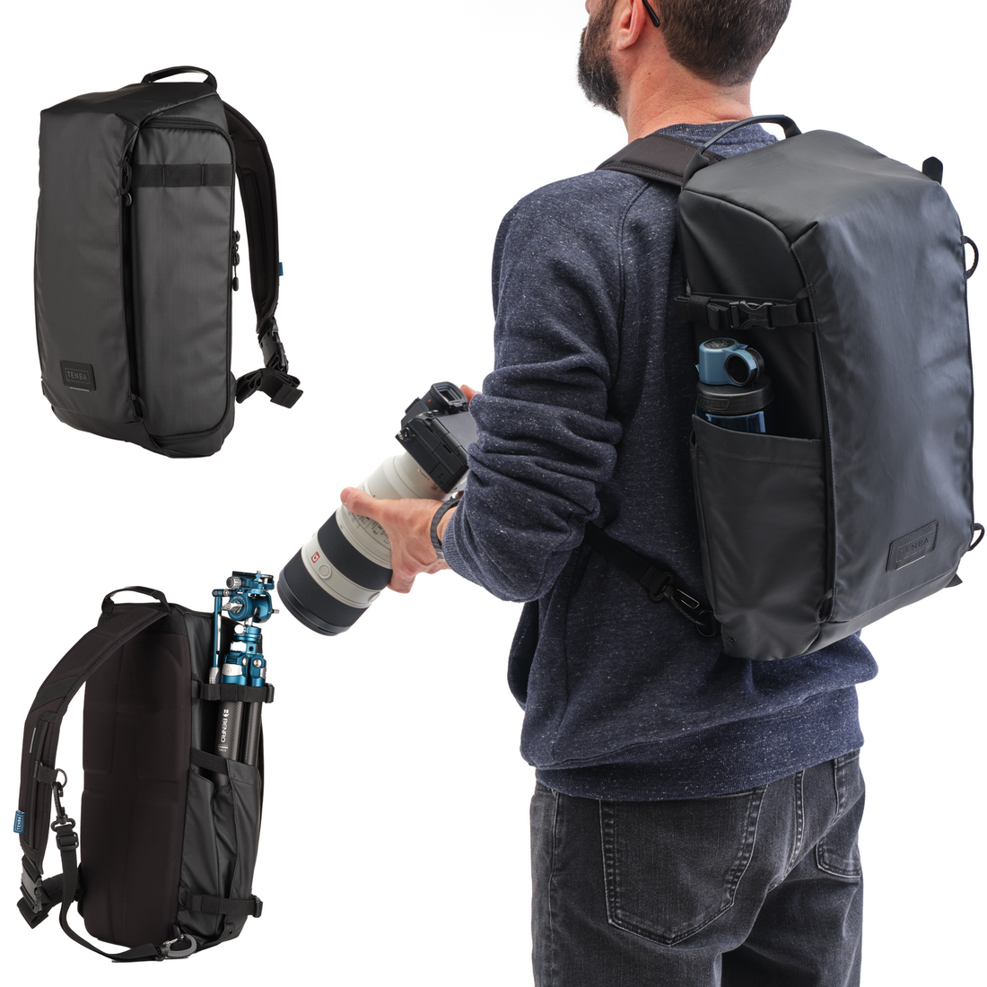 Tenba Solstice v2 16L Sling Bag for DSLR and Mirrorless Cameras Black (636-432)