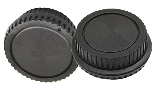 Vivitar 2 Piece Set Body & Rear Lens Cap For Canon
