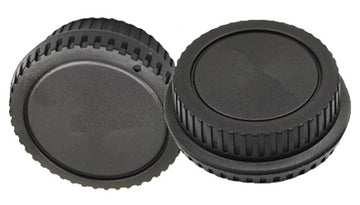 Vivitar 2 Piece Set Body & Rear Lens Cap For Canon