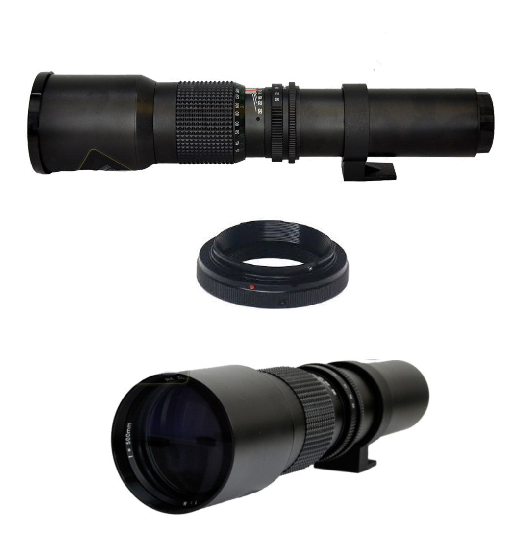 Vivitar 500mm Lens Preset F8.0 Black HD V-500-PRE CANON  nbnb