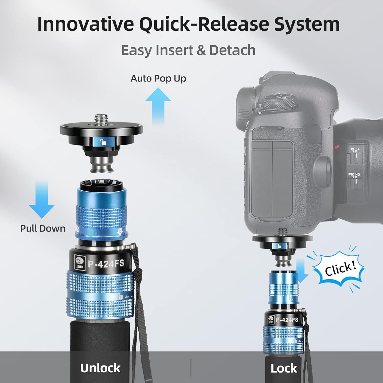 Sirui P-424FS+VA-5 Tripods & Monopods Product Image