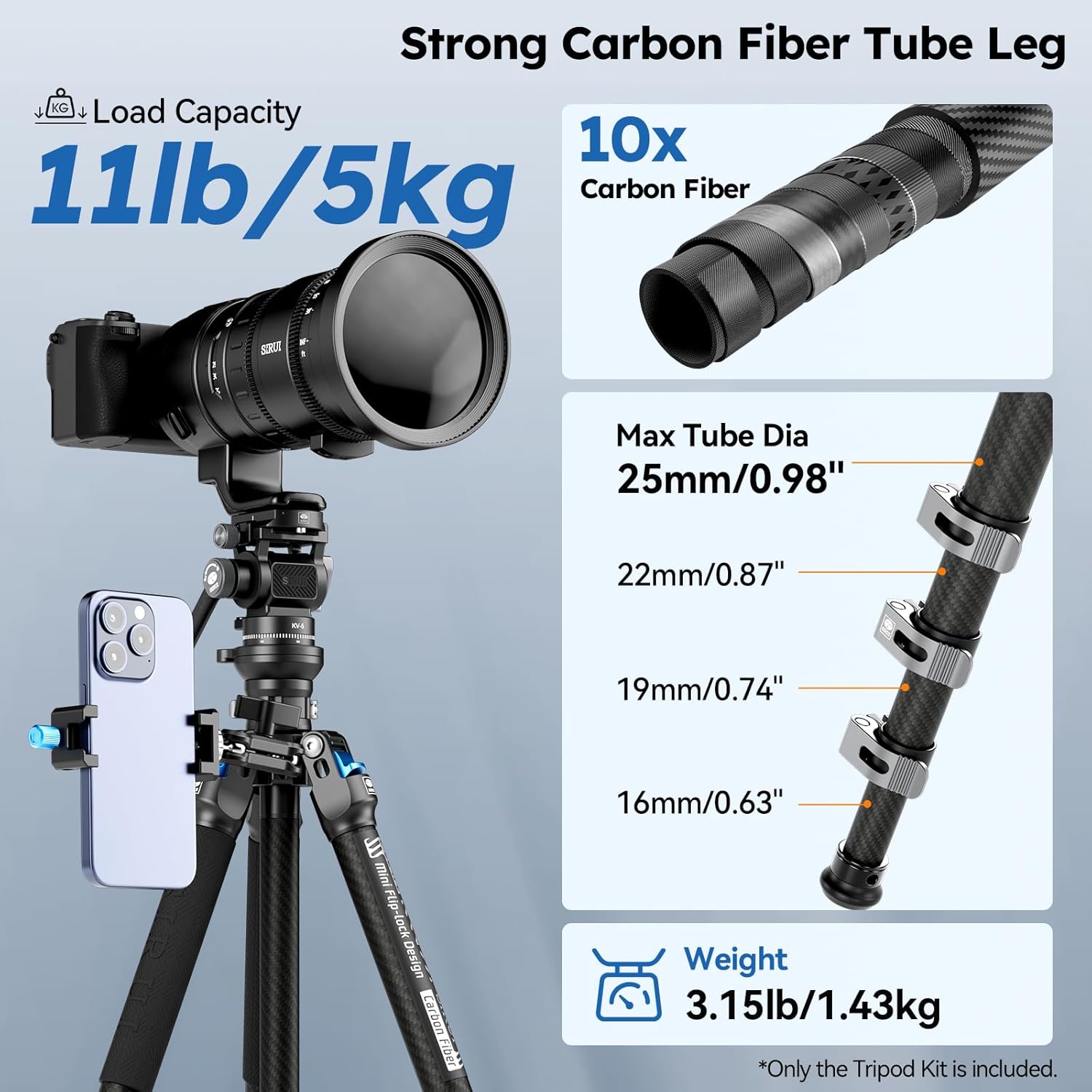 Sirui L-224FL+KV-5 Tripods & Monopods Product Image