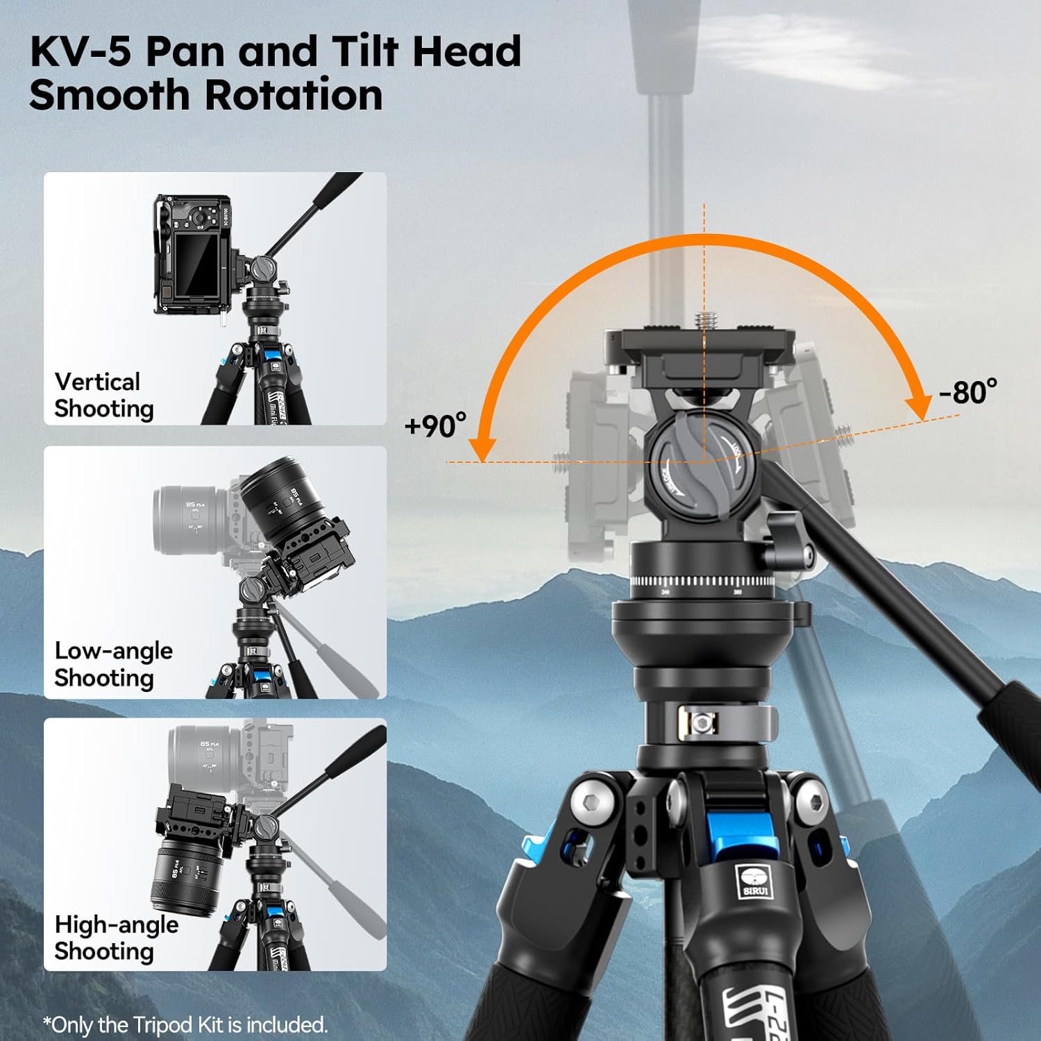 Sirui L-224FL+KV-5 Tripods & Monopods Product Image