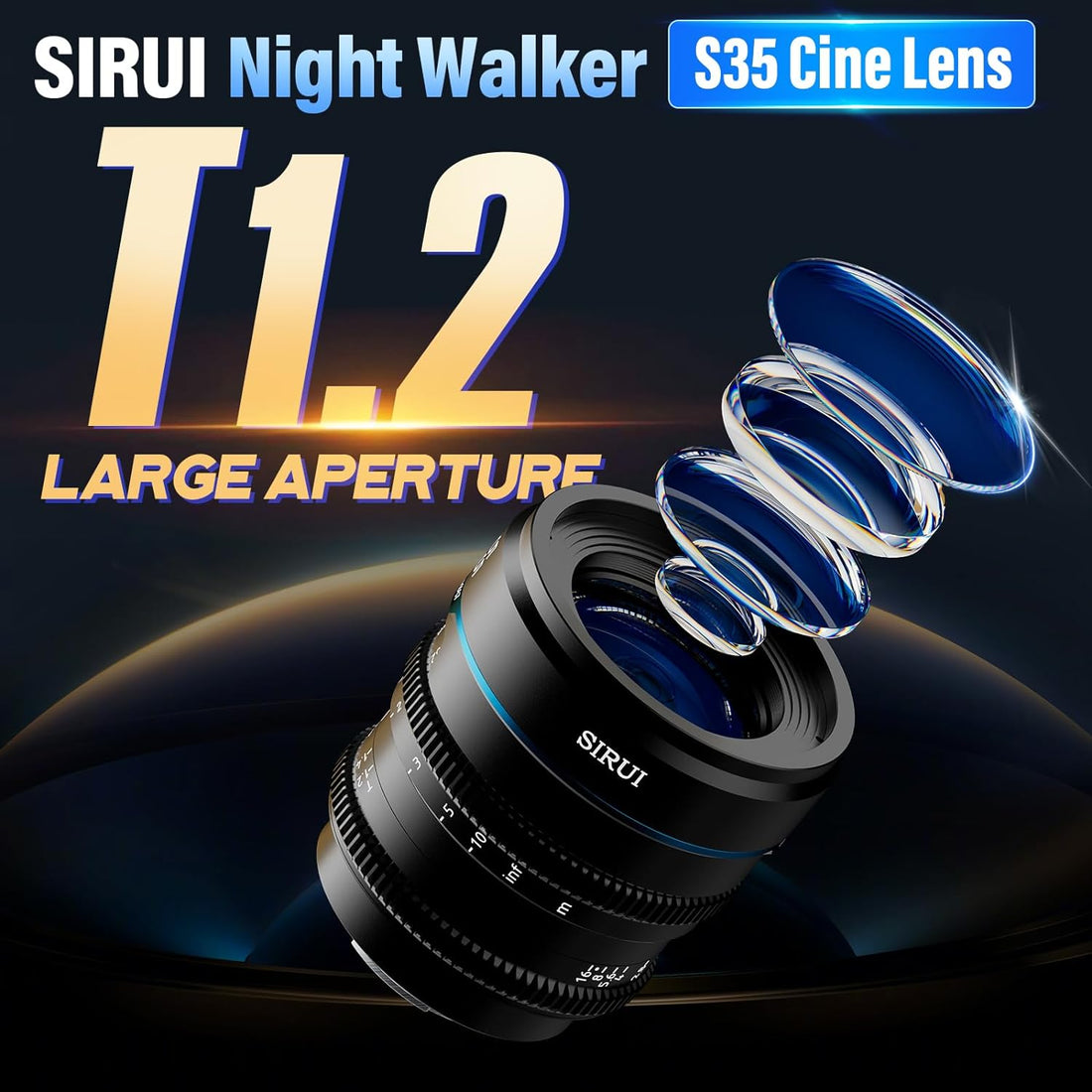 Sirui MS16E-B Camera Lens Product Image