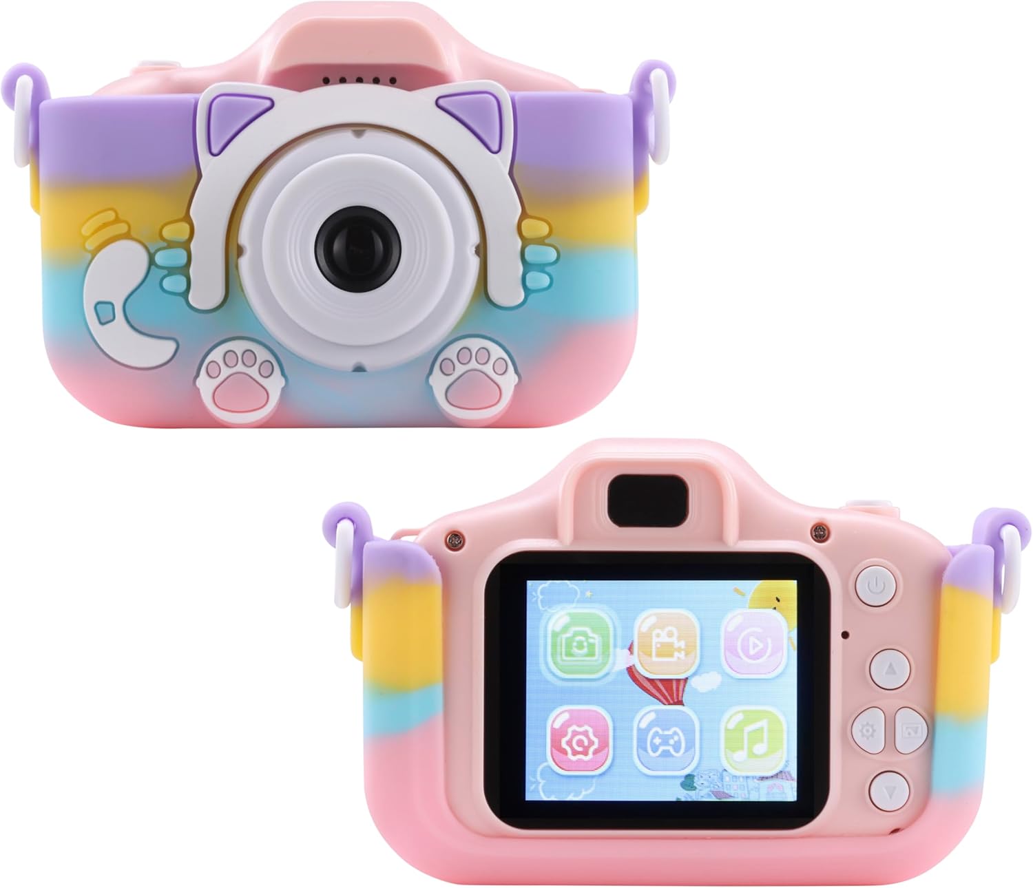 VIVITAR Kids Tech - Kids Camera 2" Screen, 12MP, 1080p, Games, USB Rechargeable 44379A-CAT