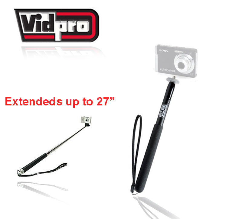 VIDPRO 27"” Extendable Handheld Monopod Pocket/Travel Size MP-10