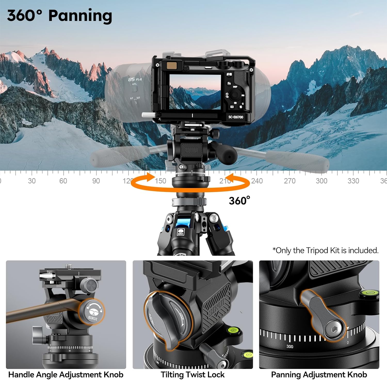 Sirui L-224FL+KV-5 Tripods & Monopods Product Image