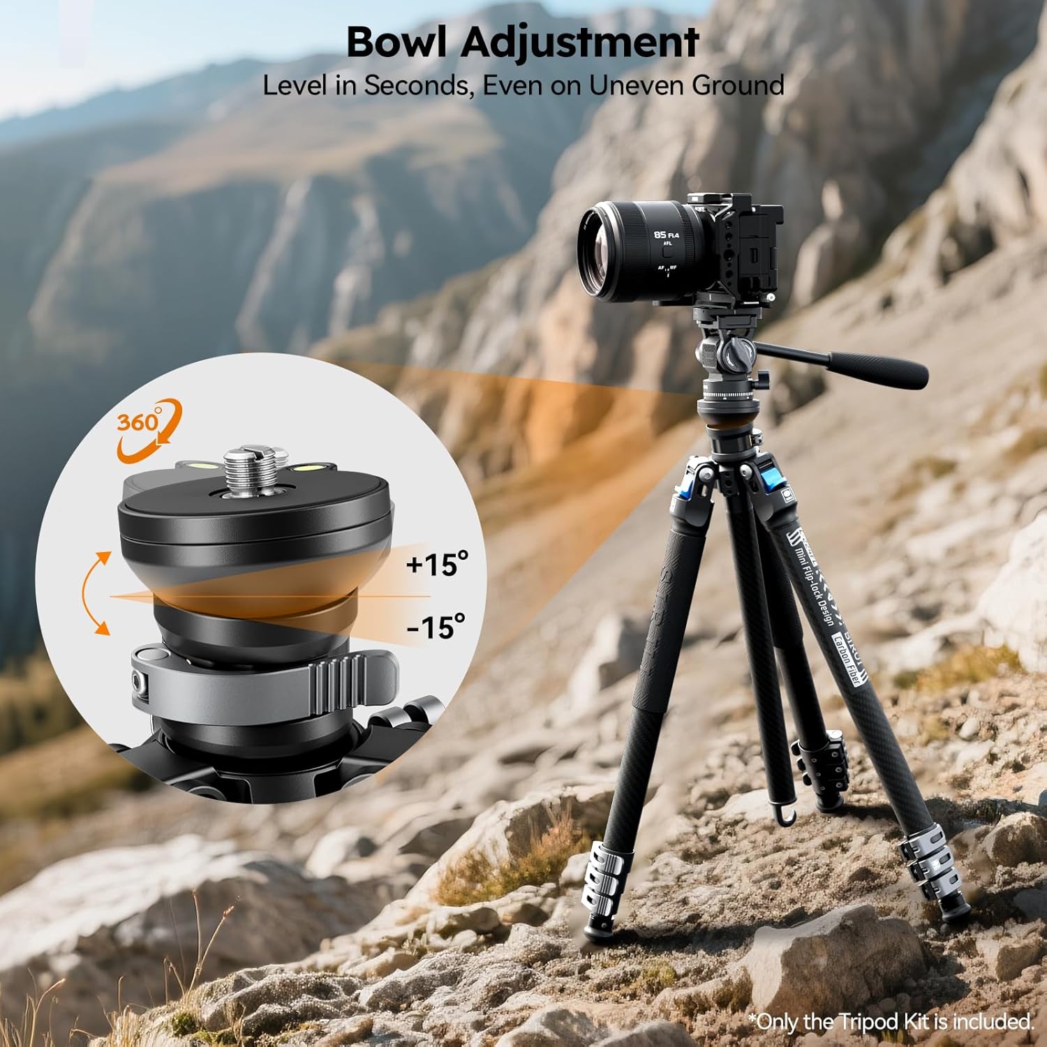 Sirui L-224FL+KV-5 Tripods & Monopods Product Image