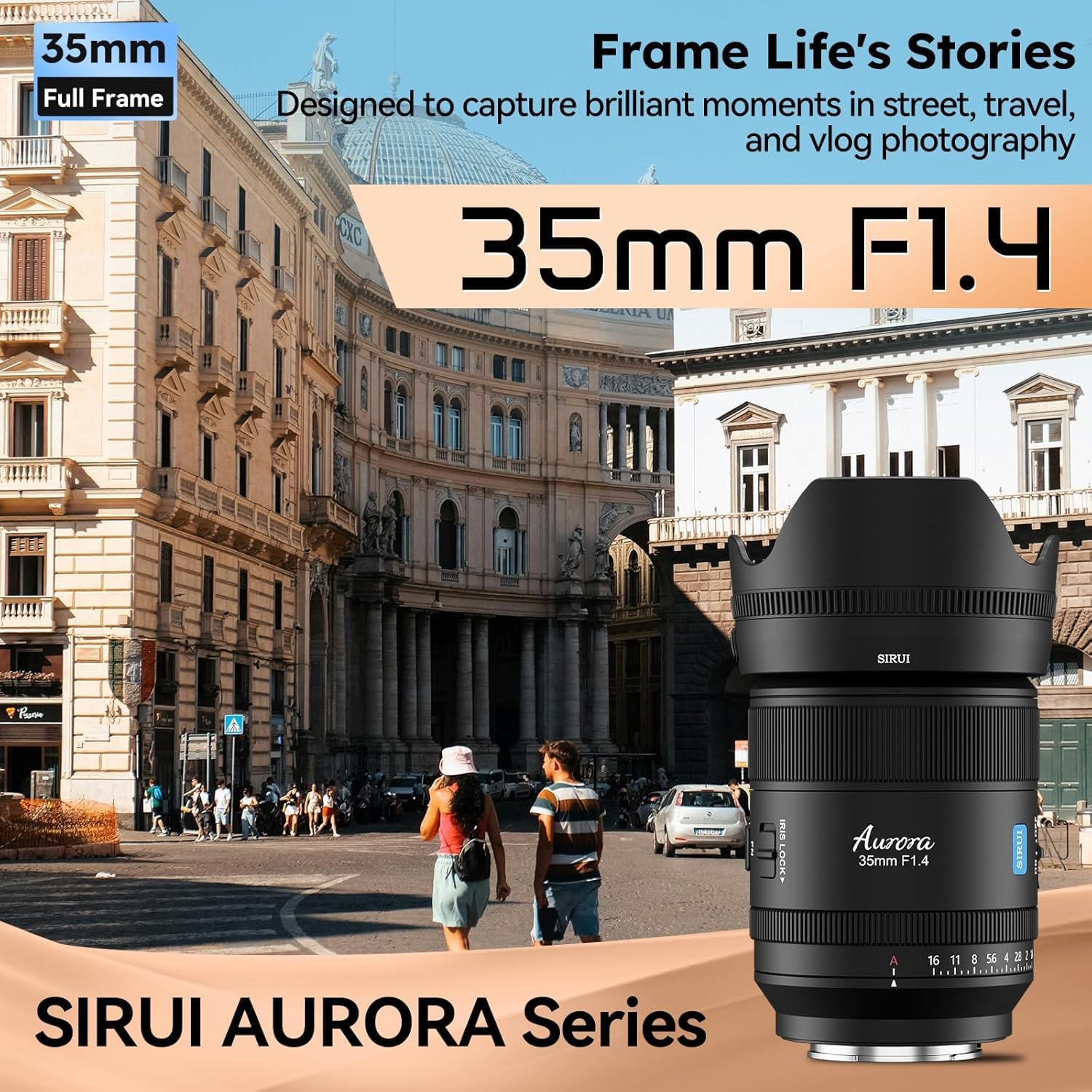 Sirui AU35-E Camera Lens Product Image