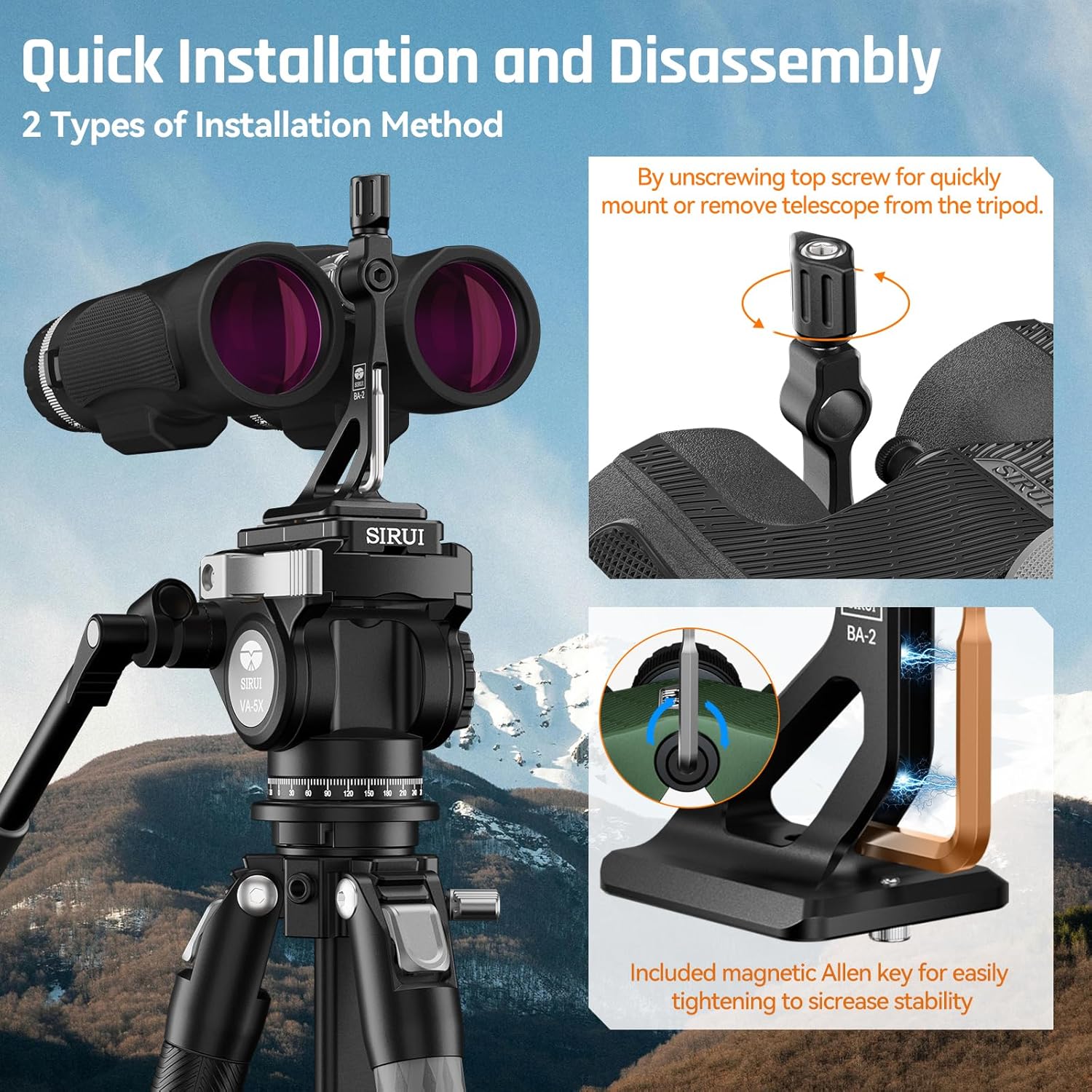 Sirui BA-2 Quick Release Product Image