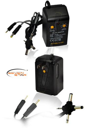 Seven Star SS104 Universal AC to DC Adapter Charger 500mA