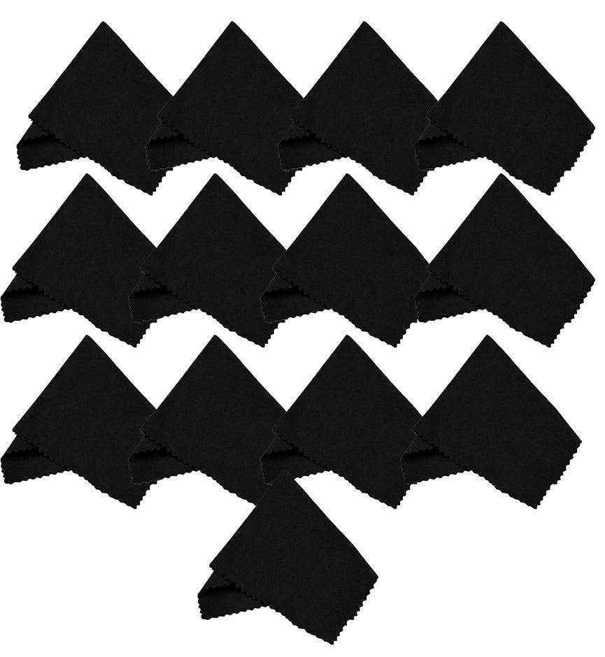 MicroFiber Cleaning Cloth (Black) HF-MC1 ( 13 Pieces Of  8686 )