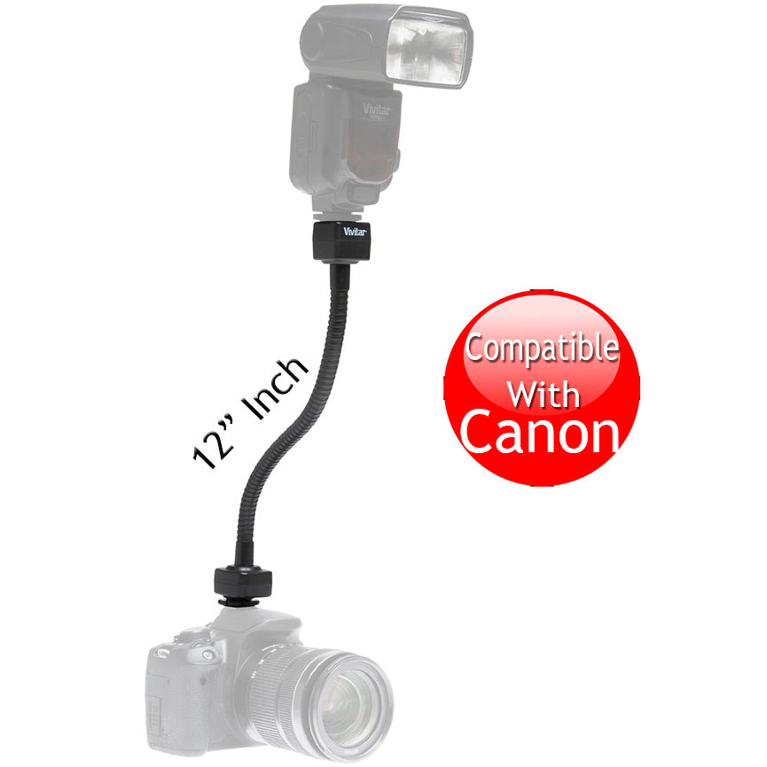 Vivitar Flexible TTL Flash Cord 12" For CANON (VIV-FCFB-CAN)