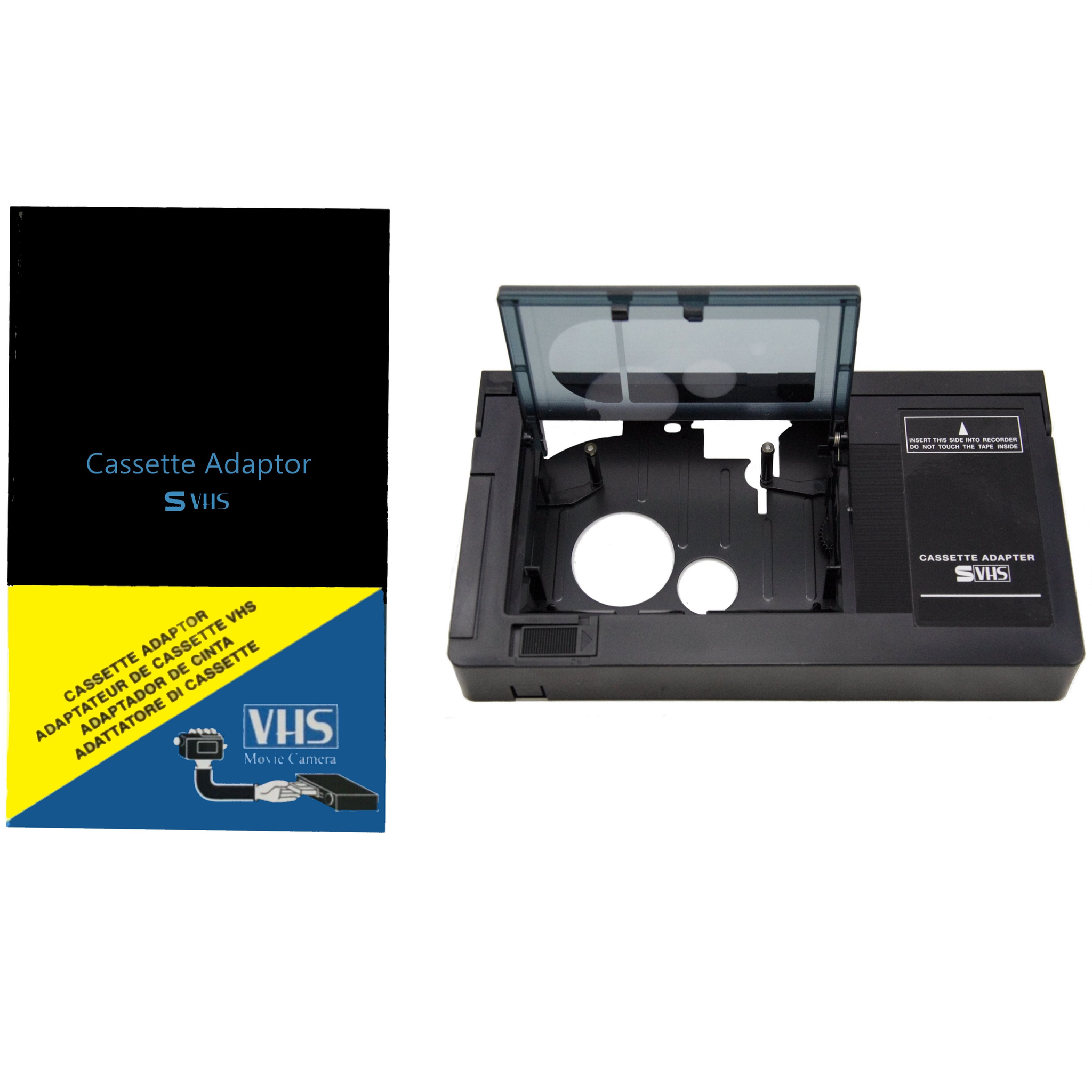 Motorized VHS-C to VHS Cassette Adapter for SVHS Camcorders JVC Panasonic RCA