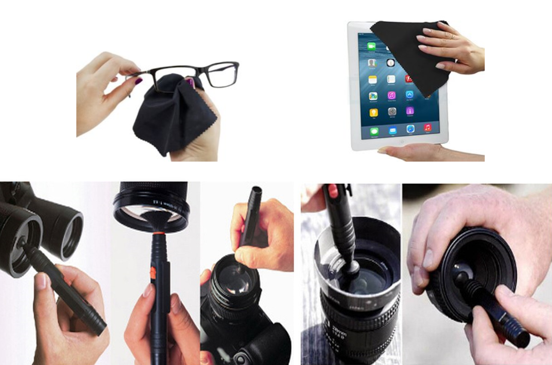 Motorized VHS-C Cassette Adapter + 1 Micro-Fiber + Optic Pen Cleaner C-P7U PV-P1