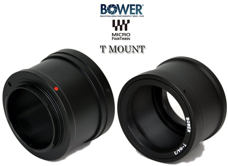 Bower T-Mount to Micro Four Thirds (4/3) Mount Adapter for G1 GH1 PEN E-P1 E-P2
