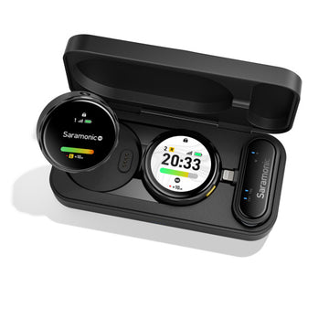 Saramonic BlinkMeU2 2-Person Wireless Mic Recording Transmitters & USB-C + Lightning Receivers