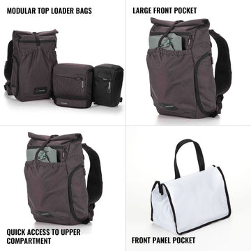 Shimoda Side Lite 22 Backpack - Black/White (520-370)