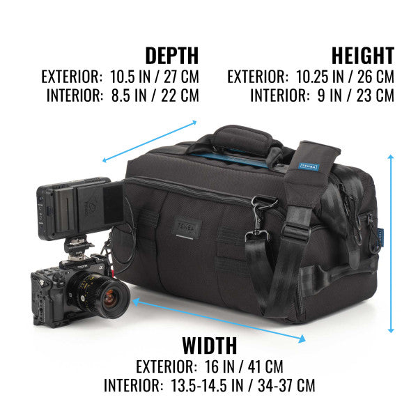 Tenba Cineluxe v2 Shoulder Bag 16 - Black (637-523)