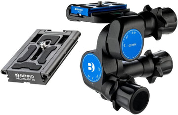Benro GD3WH 3-Way Geared Head+ArcaSmart70 Plate