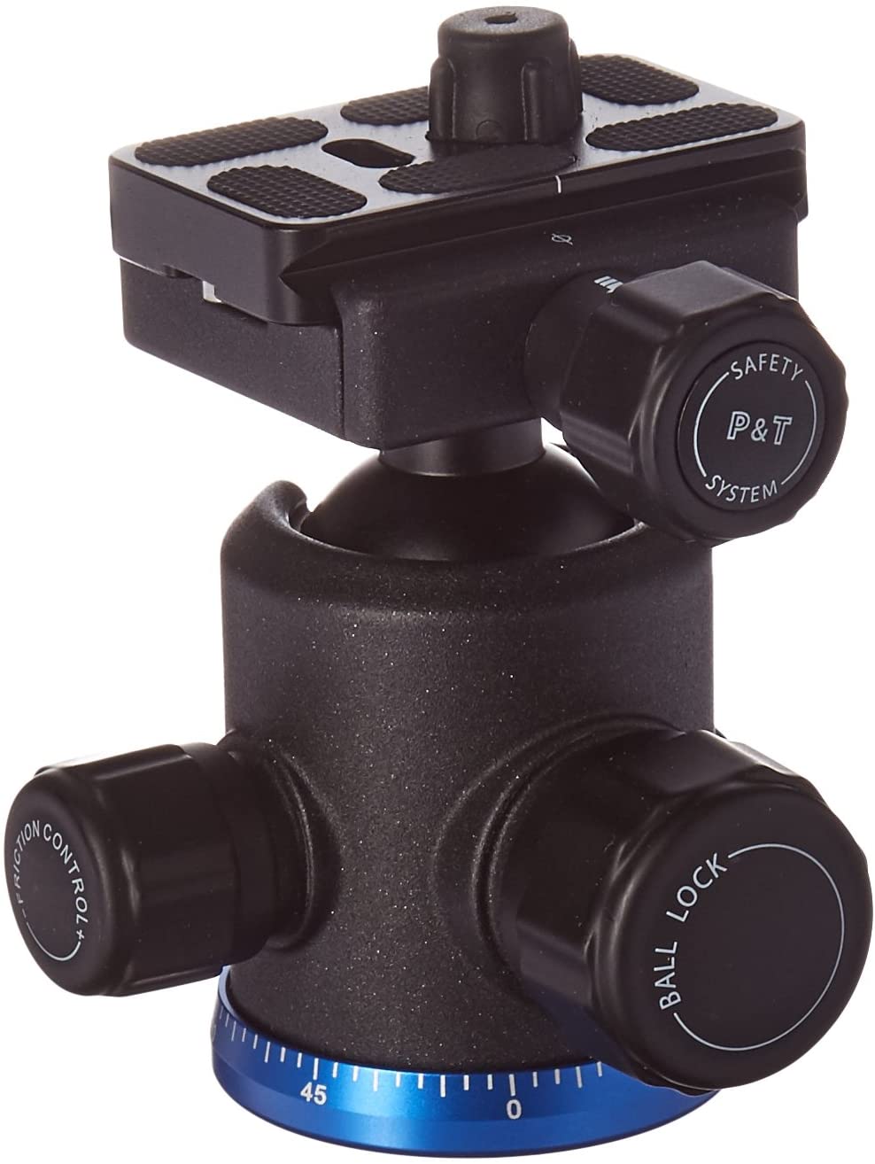 Benro IB1 Triple Action Ball Head w/ PU60 Quick Release Plate Black