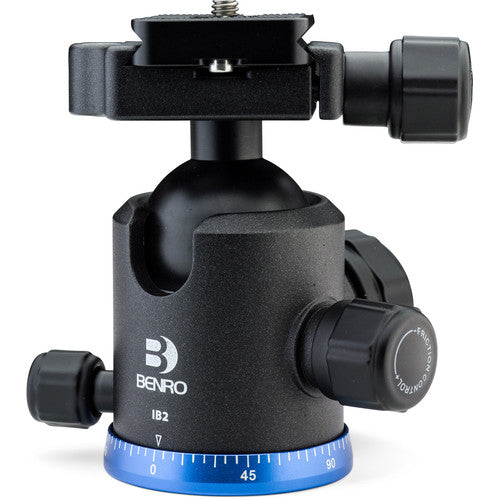 Benro IB2 Triple Action Ball Head w/ PU60 Quick Release Plate (Black)