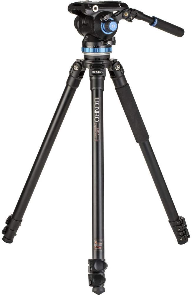 Benro A373FBS8PRO Aluminum Tripod Kit with S8PRO Fluid Video Head.