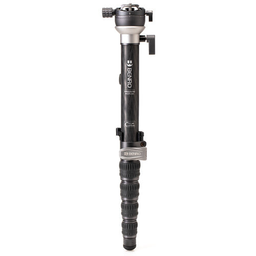 Benro MSDPL46C SupaDupa Carbon Fiber Monopod w/ Leveling Pan Head 70 lb Load