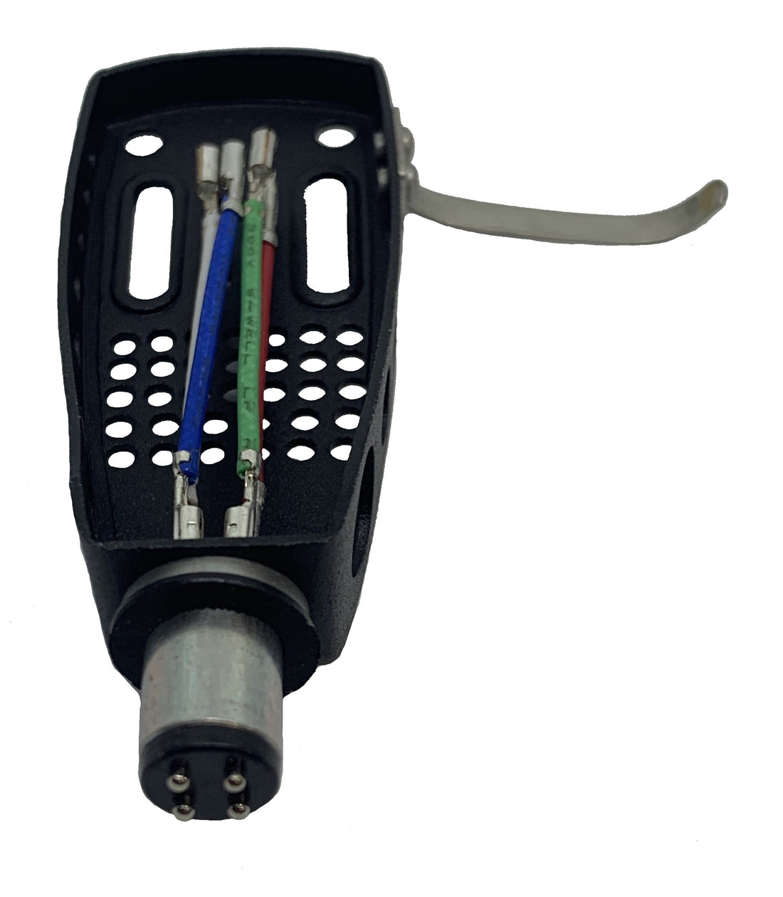 Universal Headshell & Lead Wires Silver Contacts DJ LP Phonograph Turntable