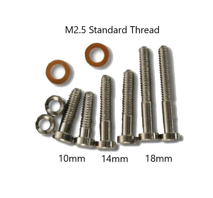 Turntable Headshell Cartridge Mounting Screws Nuts & Washers M2.5 10mm 14mm 18mm