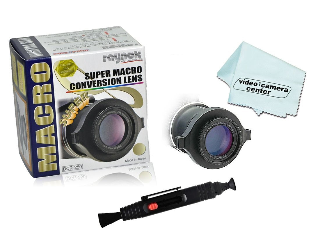 Raynox DCR-250 Macro Lens+ Optic Pen+ Micro Fiber 43mm 52mm 55mm 58mm 62mm 67mm
